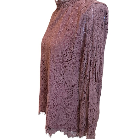 Alice Blue Lace Floral Detail Blouse size large - Picture 3 of 5